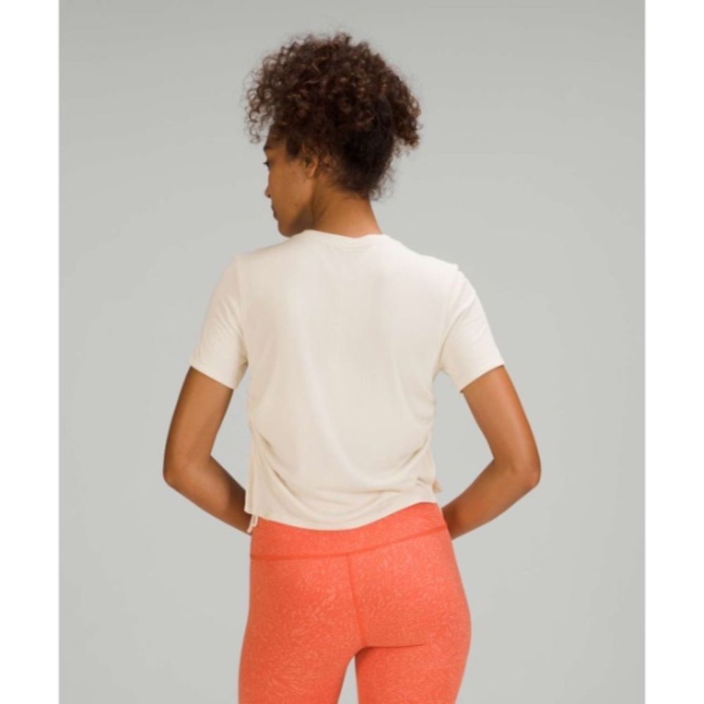 Lululemon Side-Cinch Ribbed Tee - Picture 3 of 6